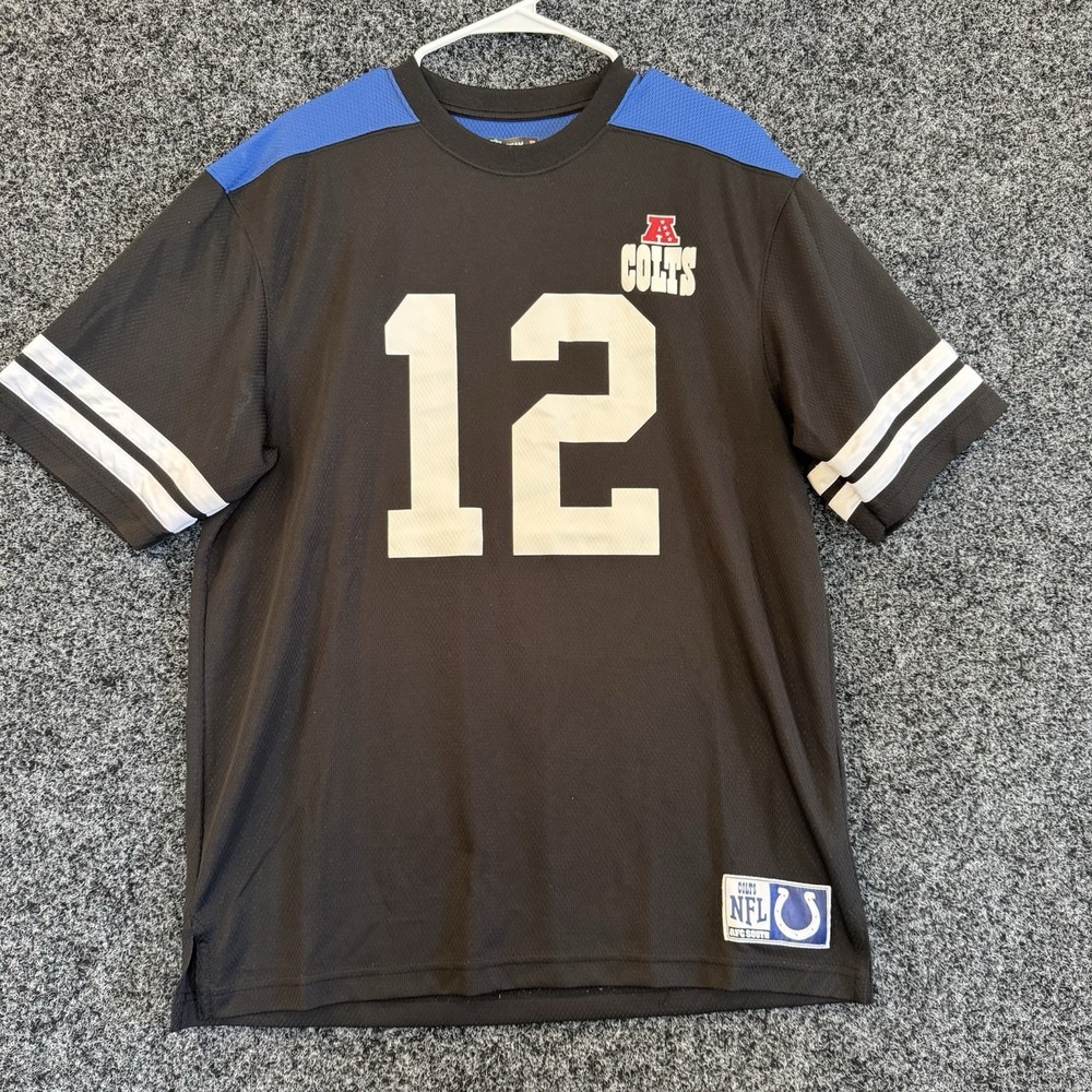 NFL Indianapolis Colts Andrew Luck Football Jersey‎ Mens L Black